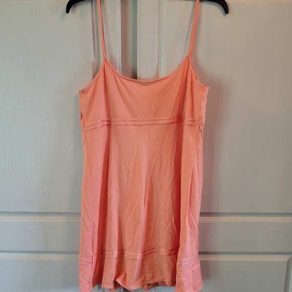 La Perla Joelle Peach Mini Slip Dress - Picture 3 of 8